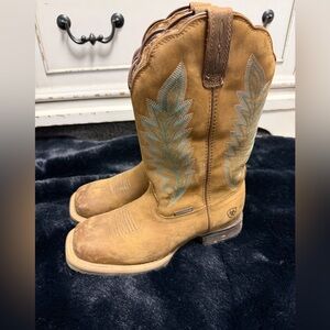 Ariat Brown Teal Heeled Boots Insulated 6 400g Waterproof hybrid rancher